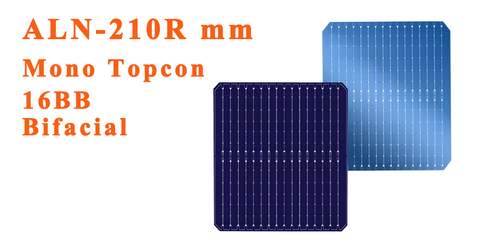 210R 16bb mono topcon solar cells bifacial