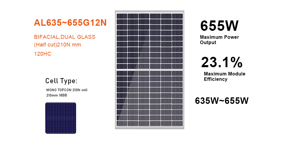 mono topcon panel 120cells half cut 210N mm 18bb