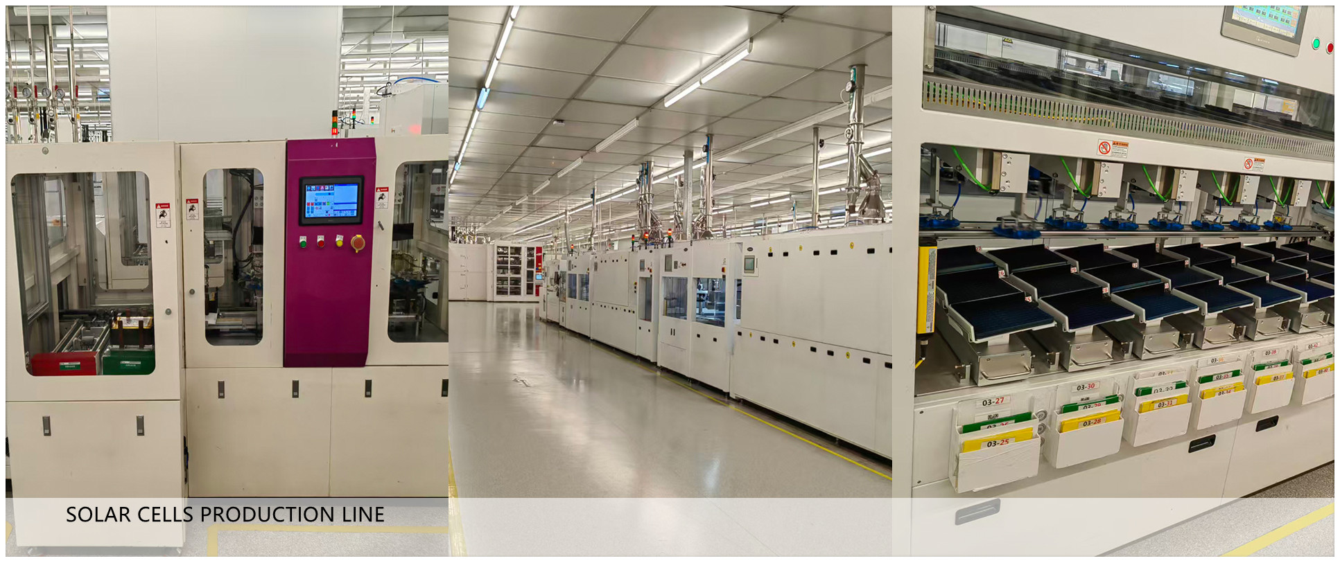 solar cells production line